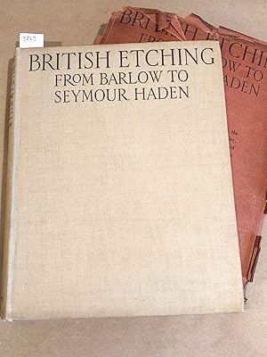 Imagen del vendedor de A Book of British Etching From Barlow to Seymour Haden a la venta por Carydale Books