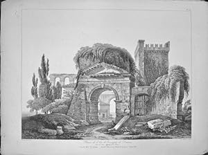 Ruines de l'Arc de triomphe de Drusus, sur la voie Appienne à Rome.