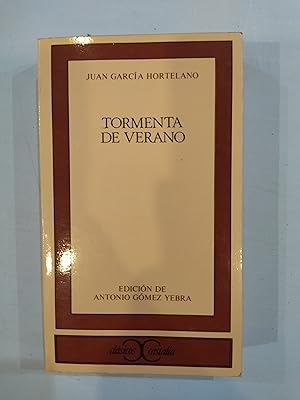 Seller image for Tormenta de verano for sale by Saturnlia Llibreria