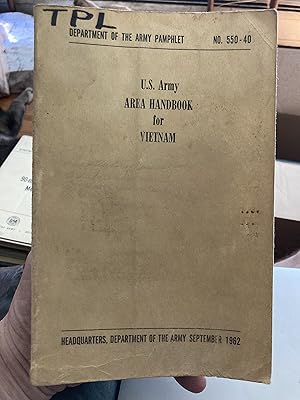 army pamphlet us army area handbook for vietnam
