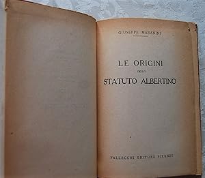 LE ORIGINI DELLO STATUTO ALBERTINO.