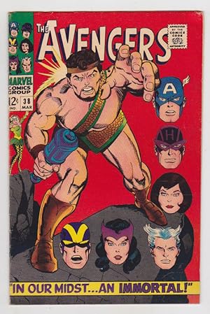 Seller image for The Avengers, No 38 for sale by Heights Catalogues, Books, Comics