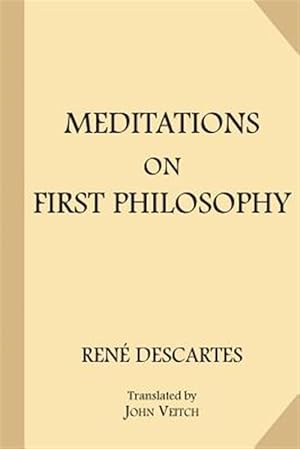 Bild des Verkufers fr Meditations on First Philosophy zum Verkauf von GreatBookPrices