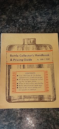 Bild des Verkufers fr Bottle Collector's Handbook & Pricing Guide zum Verkauf von Darby Jones