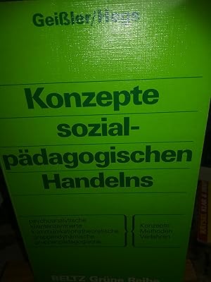 Bild des Verkufers fr Konzepte sozialpdagogischen Handelns zum Verkauf von Verlag Robert Richter