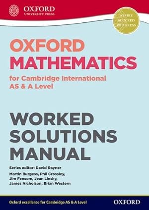 Seller image for Oxford Mathematics for Cambridge International AS & A Level Worked Solutions Manual CD for sale by WeBuyBooks