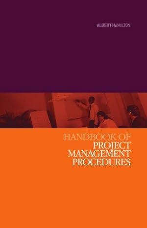 Bild des Verkufers fr Handbook of Project Management Procedures zum Verkauf von WeBuyBooks