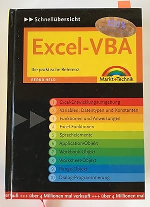 Bild des Verkufers fr Excel-VBA : Die praktische Referenz. zum Verkauf von Antiquariat Peda