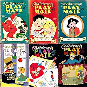 Bild des Verkufers fr Children's Play Mate Magazine (6 vintage digest magazines) zum Verkauf von Well-Stacked Books
