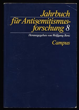 Imagen del vendedor de Jahrbuch fr Antisemitismusforschung 8 a la venta por Antiquariat Peda