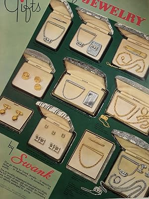 Imagen del vendedor de Advertisement for Swank Jewelry "Gifts of Jewelry" a la venta por Hammonds Antiques & Books