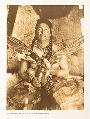 Seller image for A selection of 12 photolithographic reproductions of some of his famous images from his classic multi-volume work, 'The North American Indian' for sale by Michael Treloar Booksellers ANZAAB/ILAB