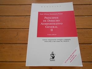 Imagen del vendedor de Principios de Derecho Administrativo General II a la venta por Librera Camino Bulnes
