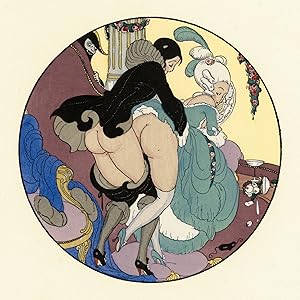 Estampe originale pour Les Délassements d'Eros. 1917-1921