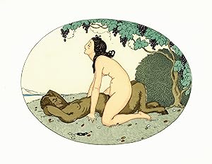 Estampe originale pour Les Délassements d'Eros. 1917-1921