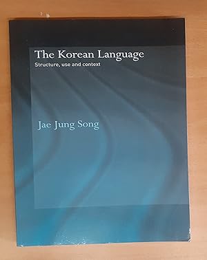 Bild des Verkufers fr The Korean Language: Structure, Use and Context zum Verkauf von Scarthin Books ABA, ILAB.