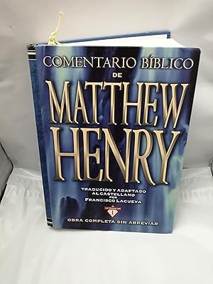 Bild des Verkufers fr Comentario Bblico de Matthew Henry: Obra completa sin abreviar (13 tomos en 1) TAPA DURA zum Verkauf von Libros Angulo