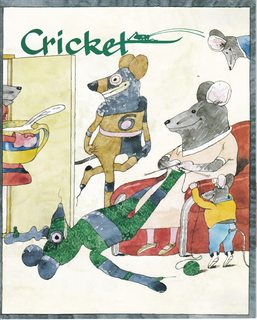 CRICKET Magazine December 1994 Volume 22 No. 4 (Cover- Granny Mouse by Friso Henstra)