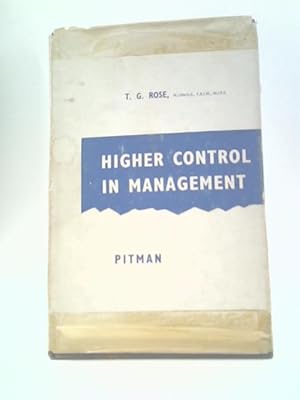 Imagen del vendedor de Higher Control in Management a la venta por World of Rare Books
