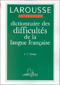 Imagen del vendedor de Dictionnaire des difficult?s de la langue fran?aise - Adolphe V. Thomas a la venta por Book Hmisphres