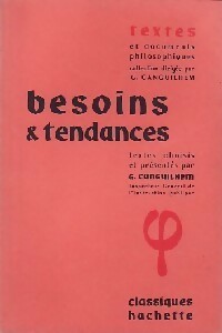 Besoins et tendances - Georges Canguilhem