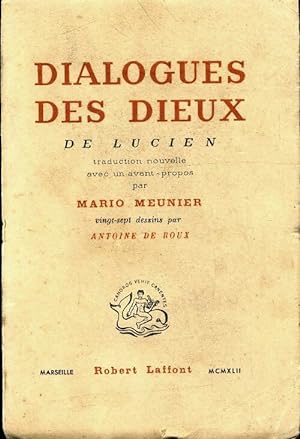 Bild des Verkufers fr Dialogues des dieux - Mario Meunier zum Verkauf von Book Hmisphres