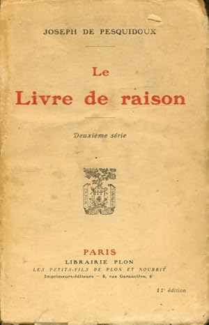 Seller image for Le livre de raison - Joseph De Pesquidoux for sale by Book Hmisphres