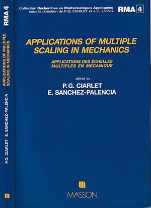 Imagen del vendedor de Applications of multiple scaling in mechanics Applications des echelles multiples en mecanique a la venta por Biblioteca di Babele