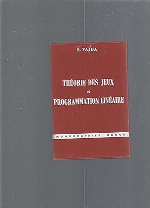 THEORIE DES JEUX ET PROGRAMMATION LINEAIRE