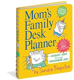 Bild des Verkufers fr Moms Family Desk Planner 2021 zum Verkauf von WeBuyBooks
