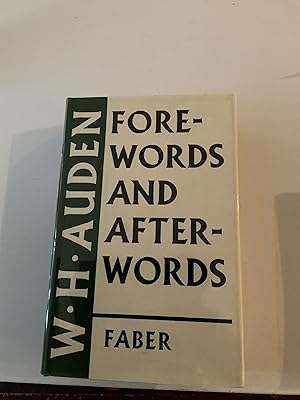 Seller image for Forewords and Afterwords for sale by Nangle Rare Books