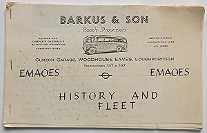 Barkus & Son - Coach Proprieters, Curzon Garage, Woodhouse Eaves - History and Fleet