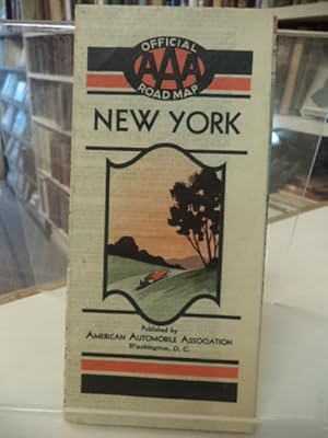 Official AAA Road Map : New York and Adjacent Canada, 1933