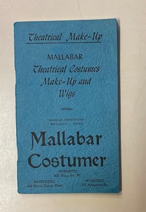 Theatrical Make-Up. Mallabar Theatrical Costumes, Make-Up and Wigs. [Malabar]