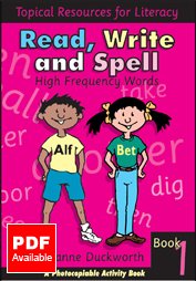 Bild des Verkufers fr High Frequency Words (Bk. 1) (Read, Write and Spell) zum Verkauf von WeBuyBooks