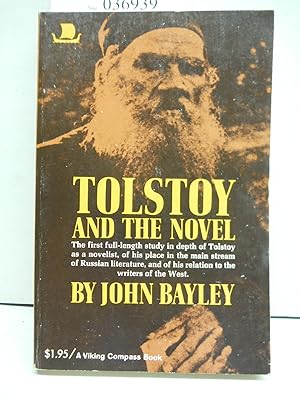 Immagine del venditore per Tolstoy and the Novel venduto da Imperial Books and Collectibles