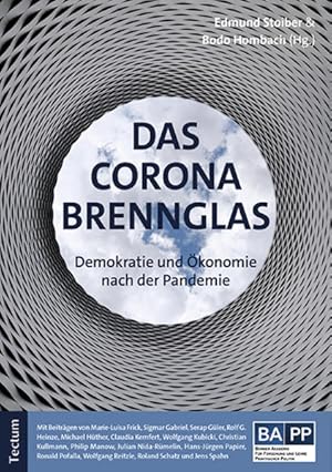 Bild des Verkufers fr Das Corona-Brennglas: Demokratie und konomie nach der Pandemie. zum Verkauf von Antiquariat Thomas Haker GmbH & Co. KG