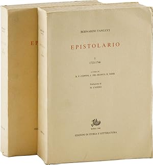 Epistolario. I: 1723-1746 and II: 1746-1752