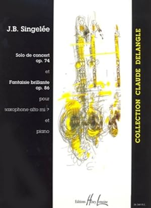 Imagen del vendedor de Solo De Concert Op.74, Fantaisie Brillante Op.86 (Alto Saxophone and Piano) a la venta por WeBuyBooks