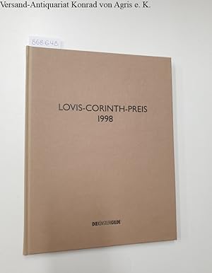 Bild des Verkufers fr Lovis-Corinth-Preis 1998: zum Verkauf von Versand-Antiquariat Konrad von Agris e.K.