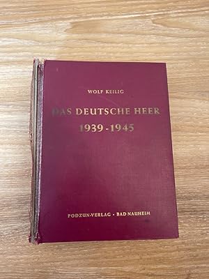 Das Deutsche Heer 1939-1945 von Wolf Keilig 2. und 3. Lieferung in einem Ordner, beschrift mit "1...