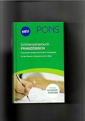 Seller image for PONS Schülerwörterbuch Französisch - Klausurausgabe for sale by sonntago DE