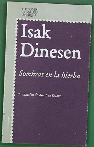 Bild des Verkufers fr Sombras en la hierba zum Verkauf von Librera Alonso Quijano