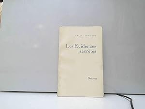 Bild des Verkufers fr Les vidences secrtes zum Verkauf von JLG_livres anciens et modernes