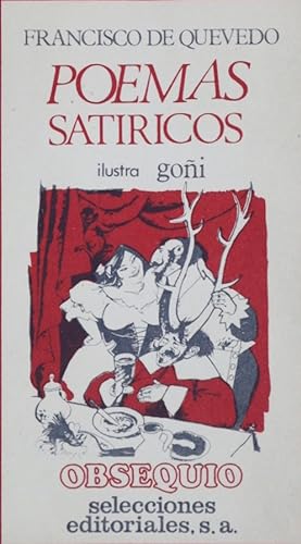 Imagen del vendedor de Poemas satíricos a la venta por Librería Alonso Quijano
