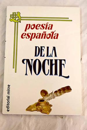 Imagen del vendedor de Poesía española de la noche a la venta por Alcaná Libros