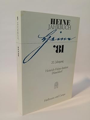 Seller image for Heine Jahrbuch 1981 for sale by ANTIQUARIAT Franke BRUDDENBOOKS