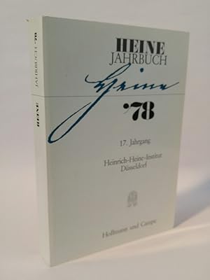 Seller image for Heine-Jahrbuch 1978 17. Jahrgang for sale by ANTIQUARIAT Franke BRUDDENBOOKS