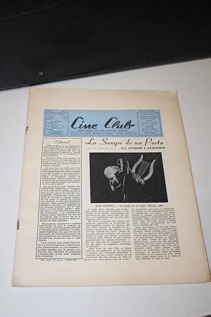 Cine Club. Publicación del Cine Club del Uruguay. Año II, nº 7. Mayo 1949.