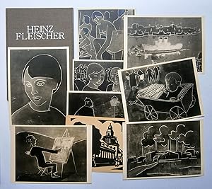 Seller image for Heinz Fleischer.Fotos nach farbigen Holzschnitten. [Zwickau], [1957]. for sale by Graphikantiquariat Martin Koenitz